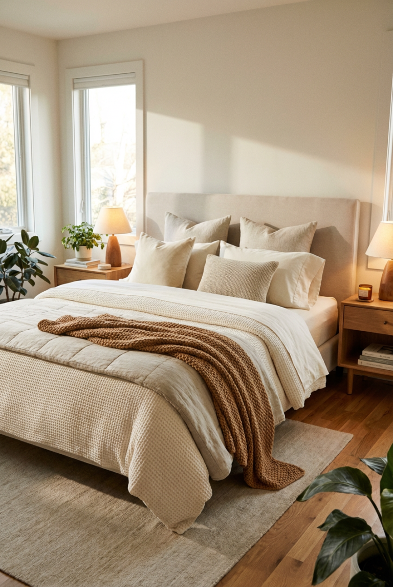 Cozy Bedroom ideas layerd